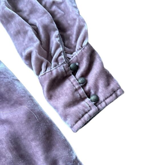 Anthropologie Holding Horses Nantes Dress Velvet Velour Schitt's Creek Alexis - Picture 6 of 6